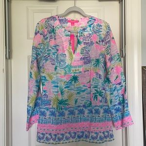 Lilly Pulitzer ocean cove tunic